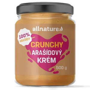 Allnature Arašídový krém Crunchy 500 g obraz