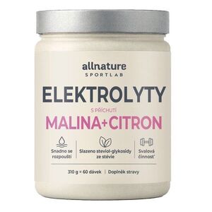 Allnature Sportlab Elektrolyty malina + citron 310 g obraz
