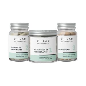 D-LAB Kúra proti nedokonalostem pleti Clean Skin+Detox+Regeneration 3x56 kapslí obraz