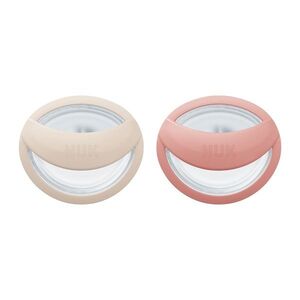 NUK Perfect Match Dudlík 0–6m box 2 ks beige/red obraz