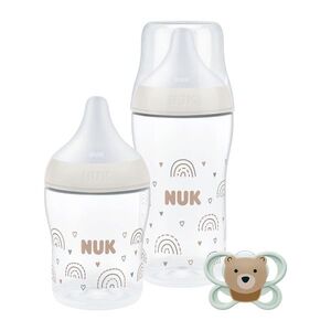 NUK Perfect Match Dárkový set 0–3m+ 3 ks rainbow obraz