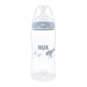 NUK First Choice Láhev 3m+ 300 ml 1 ks whale obraz
