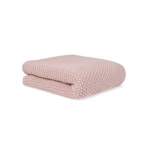 Bonjourbébé dětská pletená deka organická bavlna 70x90cm Pink obraz