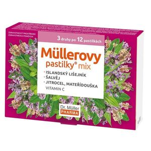 Dr. Müller Müllerovy pastilky MIX 3x12 pastilek obraz