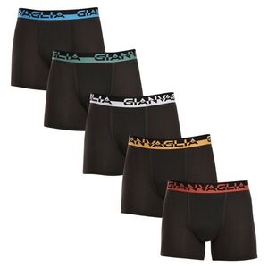 Gianvaglia 5PACK pánské boxerky černé (GVG-5008) XXL obraz