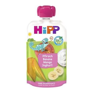 Hipp BIO Broskev-Banán-Mango-Jogurt 100 g obraz
