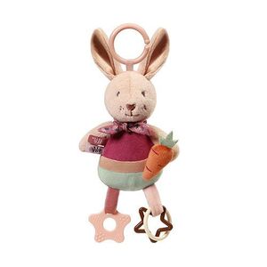 Babyono Závěsná senzorická hračka Rabbit Karo – chrastítko, kousátko obraz