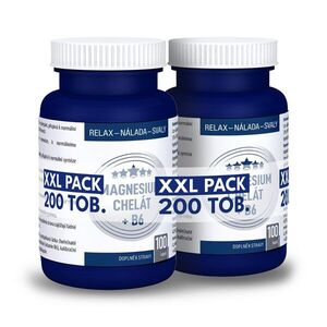Clinical Magnesium chelát + B6 XXL pack 200 kapslí obraz