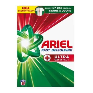 Ariel Ultra Oxi Effect prací prášek 4, 4 kg 80 praní obraz