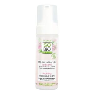 SO’BiO étic Čisticí zklidňující pěna Aloe vera BIO 150 ml obraz
