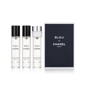 Chanel Bleu de EDT náplň 2 x 20 ml + EDT náplň s rozprašovačem 20 ml M M obraz