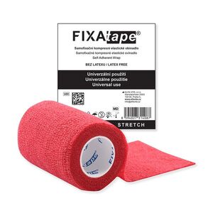 FIXAtape STRETCH 7, 5 x 450 cm samofixační elastické obinadlo červené obraz