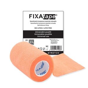 FIXAtape STRETCH 7, 5 x 450 cm samofixační elastické obinadlo oranžové obraz