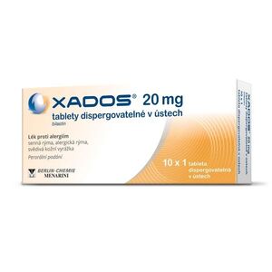 Xados 20 mg tablety dispergovatelné v ústech 10 tablet obraz