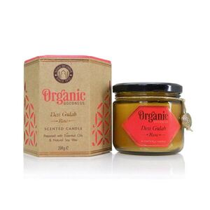 Song of India Vonná svíčka Organic Goodness - Desi Gulab Rose obraz