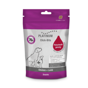 Platinum Click-Bits Chicken + Lamb - Kuře + Jehně kousíčky 150g obraz