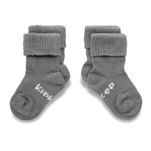 KipKep dětské ponožky Stay-on-Socks 6-12m 2páry Pebble Grey obraz