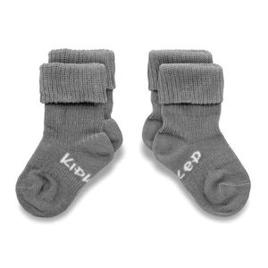 KipKep dětské ponožky Stay-on-Socks 0-6m 2páry Pebble Grey obraz