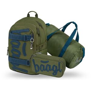 Baagl Školní set Skate Olive obraz