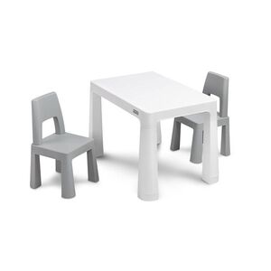 Toyz Sada dětského nábytku TOYZ MONTI 1+2, šedá/bílá obraz