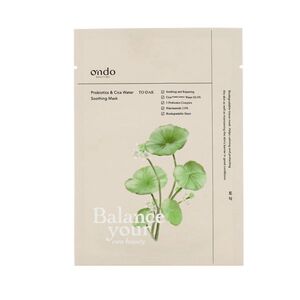 Ondo Beauty 36.5 TO-DAK Probiotics & Cica Water Soothing Mask 25 g obraz