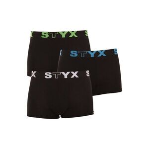 Styx 3PACK pánské boxerky sportovní guma vícebarevné (G9606162) M obraz