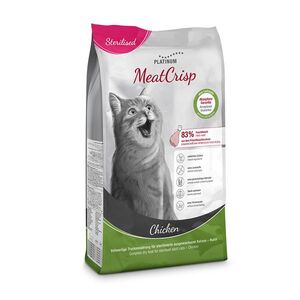 Platinum MeatCrisp Sterilised Chicken - Kuře pro kastrované kočky 3 kg obraz