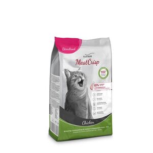 Platinum MeatCrisp Sterilised Chicken - Kuře pro kastrované kočky 1, 5 kg obraz
