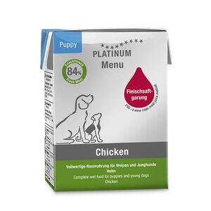 Platinum Menu Puppy Chicken - Kuře pro štěňata 375 g obraz