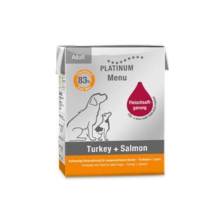 Platinum Menu Turkey + Salmon - Krocan + Losos 185 g obraz