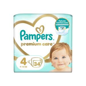 Pampers Premium Care vel. 4 9–14 kg dětské pleny 34 ks obraz