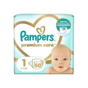 Pampers Premium Care vel. 1 2–5 kg dětské pleny 50 ks obraz