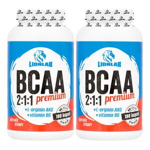 Lionlab BCAA 2: 1: 1 Premium XXL 180 cps AKCE 1+1 obraz