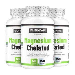 Survival Hořčík Magnesium Chelated 150 cps AKCE 2+1 obraz