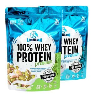 Lionlab 100 % Whey Protein 750 g AKCE 1+1 pistácie + kokos obraz