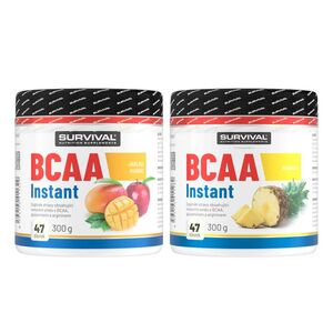 Survival BCAA Instant - akce 1+1 300 g ananas + 300 g broskev obraz
