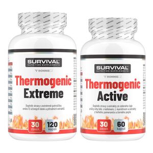 Survival Thermogenic Extreme + Thermogenic Active AKCE 1+1 obraz