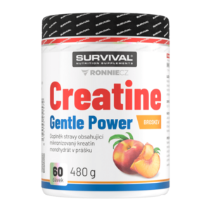 Survival Creatine Monohydrate Gentle Power 480 g broskev obraz