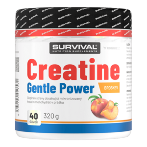 Survival Creatine Monohydrate Gentle Power 320 g broskev obraz