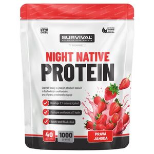 Survival Night Native Protein 1000 g pravá jahoda obraz