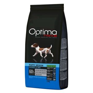 OPTIMAnova Dog Puppy Medium Chicken & Rice 12 kg obraz