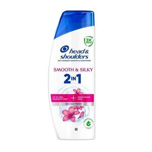 Head&Shoulders Smooth & Silky 2v1 Šampon a kondicionér proti lupům 400 ml obraz