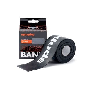 Spophy Flossband Black, flossband černý, 5 cm x 2 m obraz