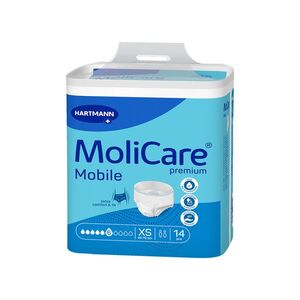 MoliCare Mobile 6 kapek vel. XS natahovací kalhotky 14 ks obraz