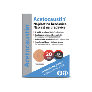 Acetocaustin Náplasti na bradavice 20 ks obraz