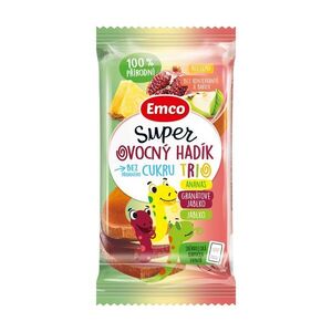 Emco Super ovocný hadík Trio ananas, granátové jablko a jablko 20 g obraz