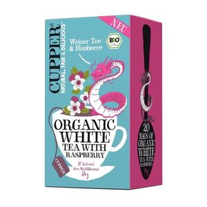 Cupper BIO Bílý čaj a Malina porcovaný čaj 20x1, 7 g obraz