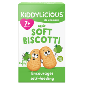 Kiddylicious Sušenky měkké jablečné 2x60 g obraz