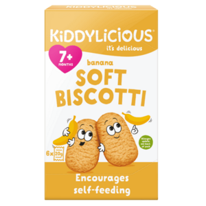 Kiddylicious Sušenky měkké banánové 6x20 g obraz