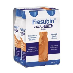 Fresubin 2 kcal FIBRE DRINK Meruňka-broskev 4x200 ml obraz